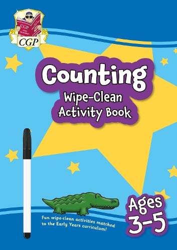 New Counting Wipe-Clean Activity Book for Ages 3-5 (with pen) (CGP Reception Activity Books and Cards)