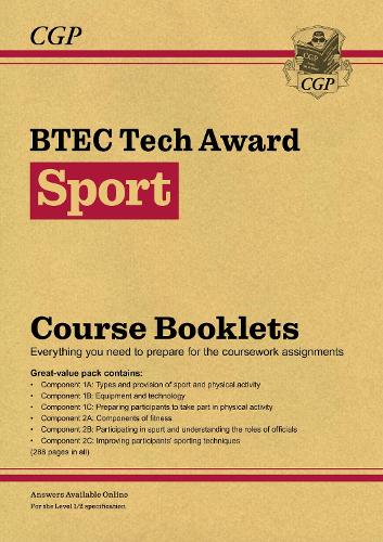 New BTEC Tech Award in Sport: Course Booklets Pack (with Online Edition) (CGP BTEC Tech Awards)