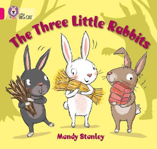 Collins Big Cat - The Three Little Rabbits: Pink B/ Band 1B