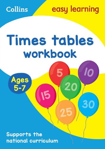 Collins Easy Learning KS1 - Times Tables Workbook Ages 5-7: New Edition