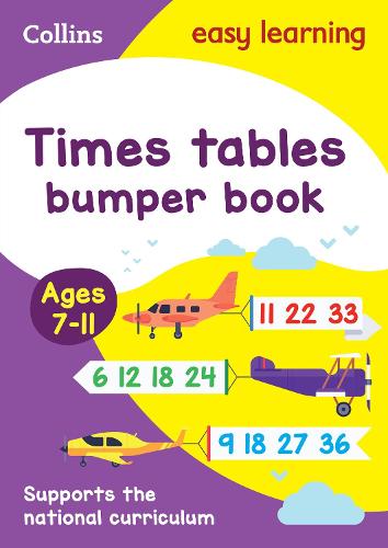 Times Tables Bumper Book Ages 7-11 (Collins Easy Learning KS2)