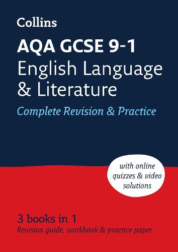 AQA GCSE 9-1 English Language and Literature Complete Revision & Practice: Ideal for home learning, 2023 and 2024 exams (Collins GCSE Grade 9-1 Revision)