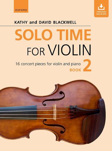 Solo Time for Violin Book 2 + CD: 16 concert pieces for violin and piano (Fiddle Time)