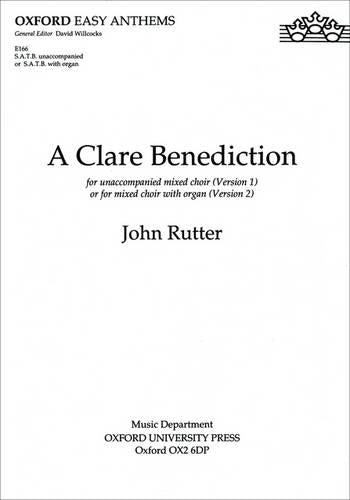 A Clare Benediction: SATB vocal score