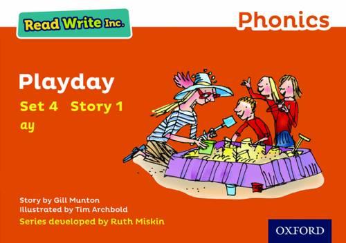 Read Write Inc. Phonics: Orange Set 4 Storybook 1 Playday