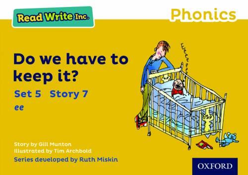 Read Write Inc. Phonics: Yellow Set 5 Storybook 7 Do We Have to Keep it?