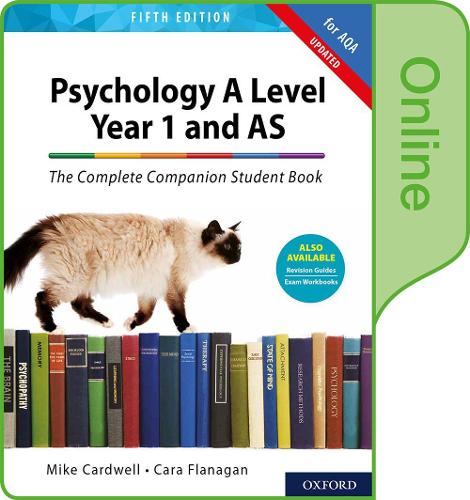 The Complete Companions: AQA Psychology A Level: Year 1 and AS Student Book Online Course Book (Complete Companions Fifth Edition for AQA)