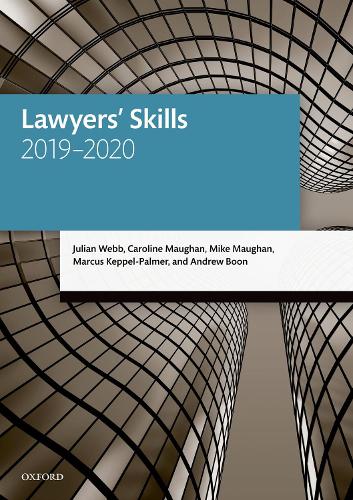 Lawyers' Skills (Legal Practice Course Manuals)