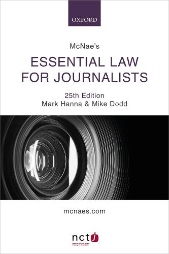 McNae's Essential Law for Journalists