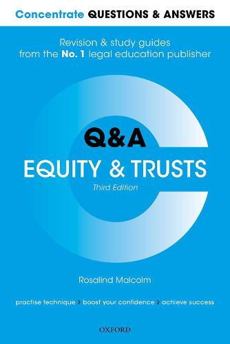 Concentrate Questions and Answers Equity and Trusts: Law Q&A Revision and Study Guide (Concentrate Questions & Answers)