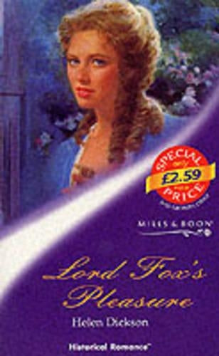 Lord Fox's Pleasure (Mills & Boon Historical)