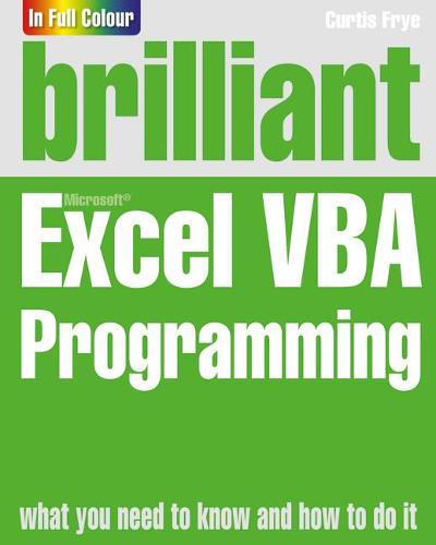 Brilliant Excel VBA Programming