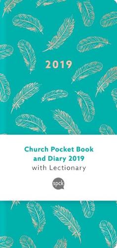 Church Pocket Book and Diary 2019: Teal Feathers