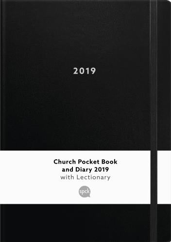Church Pocket Book and Diary 2019: Black A5 Cased with Elastic