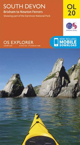OS Explorer OL20 South Devon, Brixham to Newton Ferrers (OS Explorer Map)