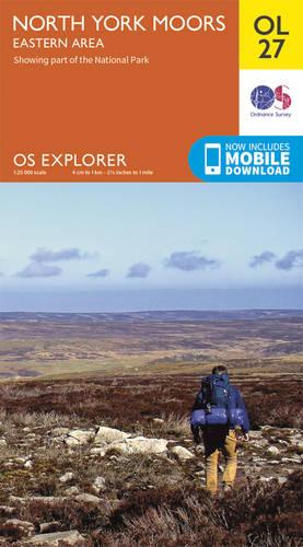 OS Explorer OL27 North York Moors - Eastern area (OS Explorer Map)