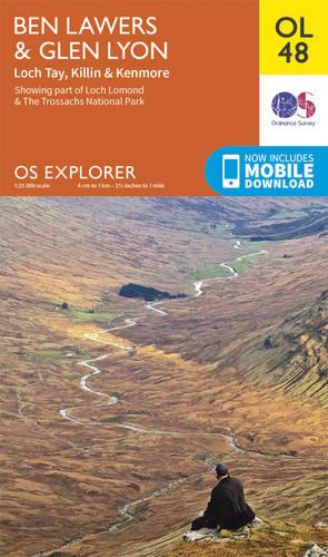 OS Explorer OL48 Ben Lawers & Glen Lyon (OS Explorer Map)