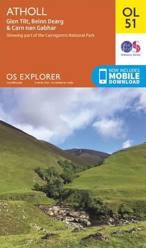 OS Explorer OL51 Atholl (OS Explorer Map)