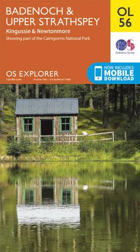 OS Explorer OL56 Badenoch & Strathspey (OS Explorer Map)