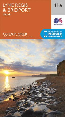 OS Explorer Map (116) Lyme Regis and Bridport