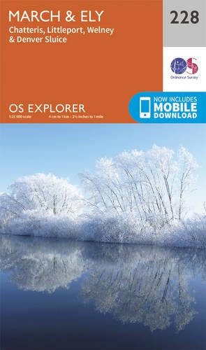 OS Explorer Map (228) March and Ely