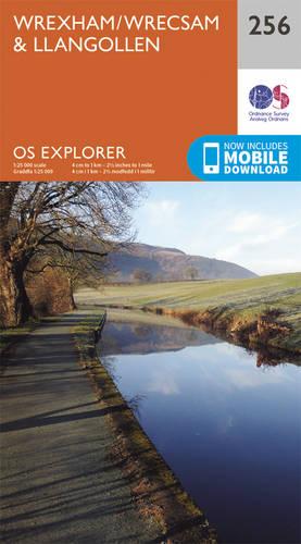 OS Explorer Map (256) Wrexham