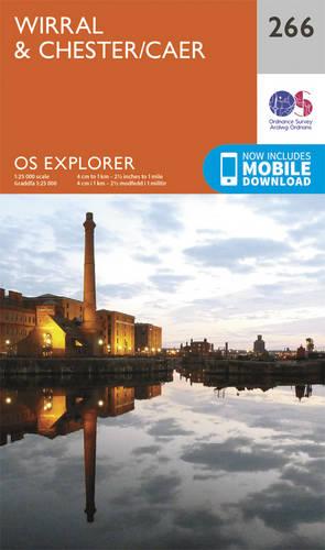 OS Explorer Map (266) Wirral and Chester