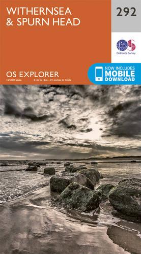 OS Explorer Map (292) Withernsea and Spurn Head