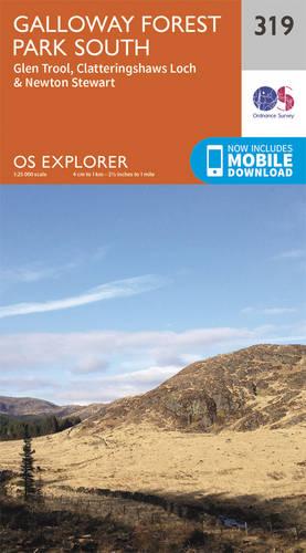 OS Explorer Map (319) Galloway Forest Park South