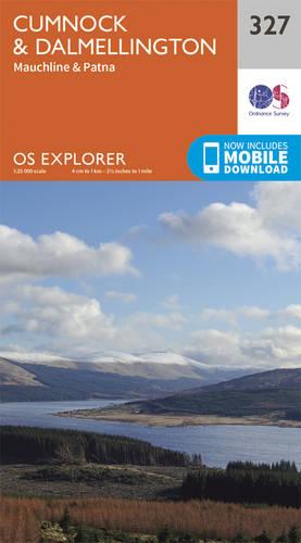 OS Explorer Map (327) Cumnock and Dalmellington