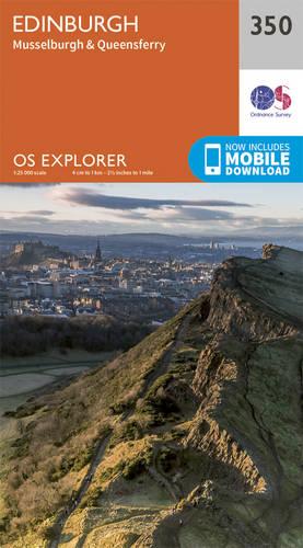 OS Explorer Map (350) Edinburgh