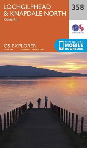 OS Explorer Map (358) Lochgilphead and Knapdale North