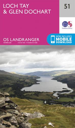 Landranger (51) Loch Tay & Glen Dochart (OS Landranger Map)