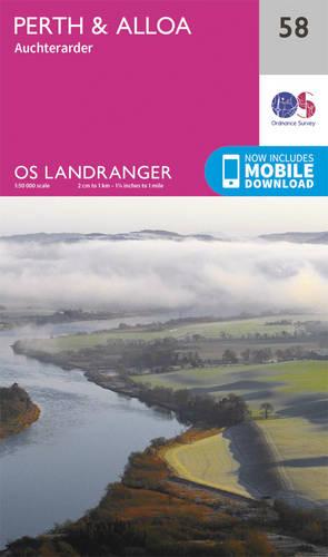 Landranger (58) Perth & Alloa, Auchterarder (OS Landranger Map)