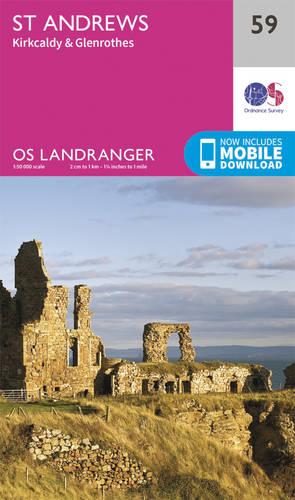 Landranger (59) St Andrews, Kirkcaldy & Glenrothes (OS Landranger Map)