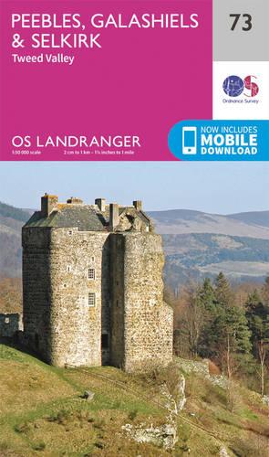 Landranger (73) Peebles, Galashiels & Selkirk, Tweed Valley (OS Landranger Map)
