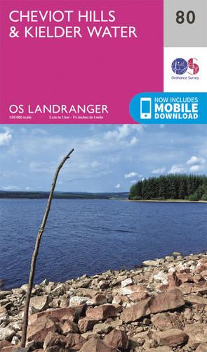 Landranger (80) Cheviot Hills & Kielder Water (OS Landranger Map)