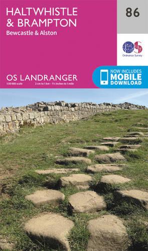 Landranger (86) Haltwhistle & Brampton, Bewcastle & Alston (OS Landranger Map)