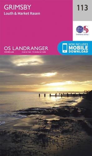 Landranger (113) Grimsby, Louth & Market Rasen (OS Landranger Map)