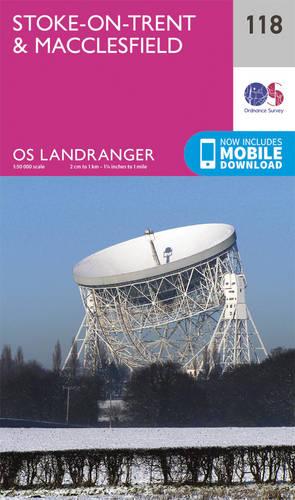 Landranger (118) Stoke-on-Trent & Macclesfield (OS Landranger Map)