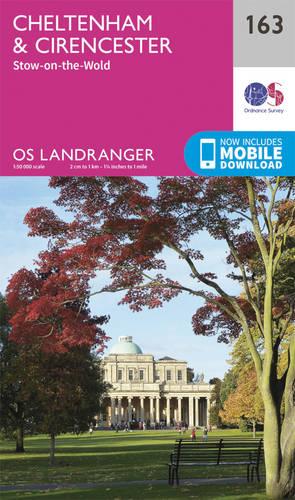 Landranger (163) Cheltenham & Cirencester, Stow-on-the-Wold (OS Landranger Map)