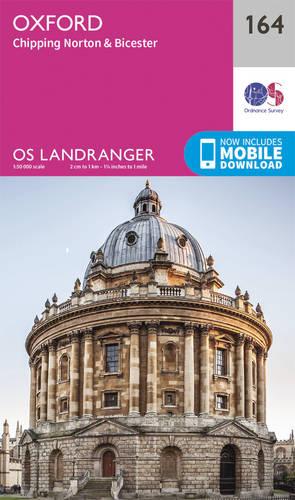 Landranger (164) Oxford, Chipping Norton & Bicester (OS Landranger Map)