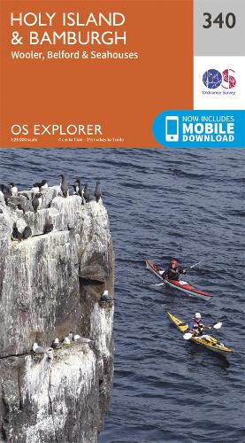 Explorer 340 Holy Island and Bamburgh (OS Explorer Map)