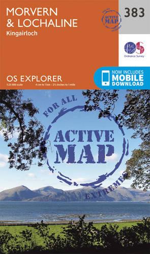 OS Explorer Map Active (383) Morvern and Lochaline (OS Explorer Active Map)