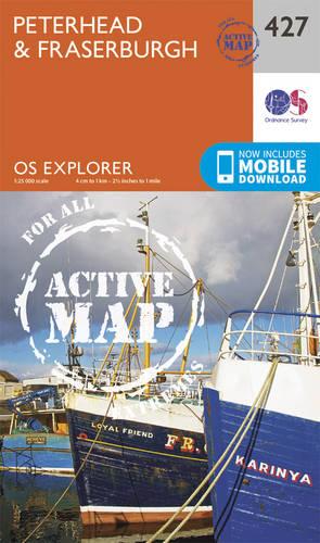 OS Explorer Map Active (427) Peterhead and Fraserburgh (OS Explorer Active Map)