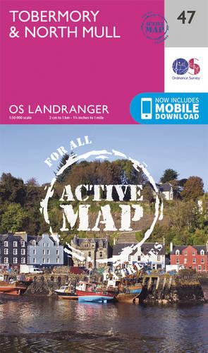 Landranger Active (47) Tobermory & North Mull (OS Landranger Active Map)