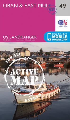 Landranger Active (49) Oban & East Mull (OS Landranger Active Map)