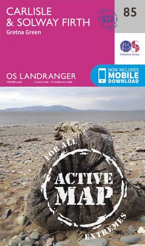 Landranger Active (85) Carlisle & Solway Firth, Gretna Green (OS Landranger Active Map)