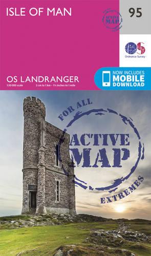Landranger Active (95) Isle of Man (OS Landranger Active Map)