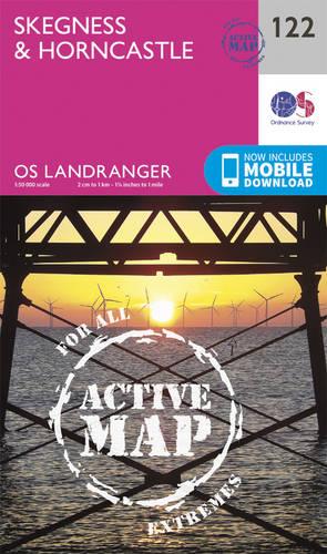 Landranger Active (122) Skegness & Horncastle (OS Landranger Active Map)